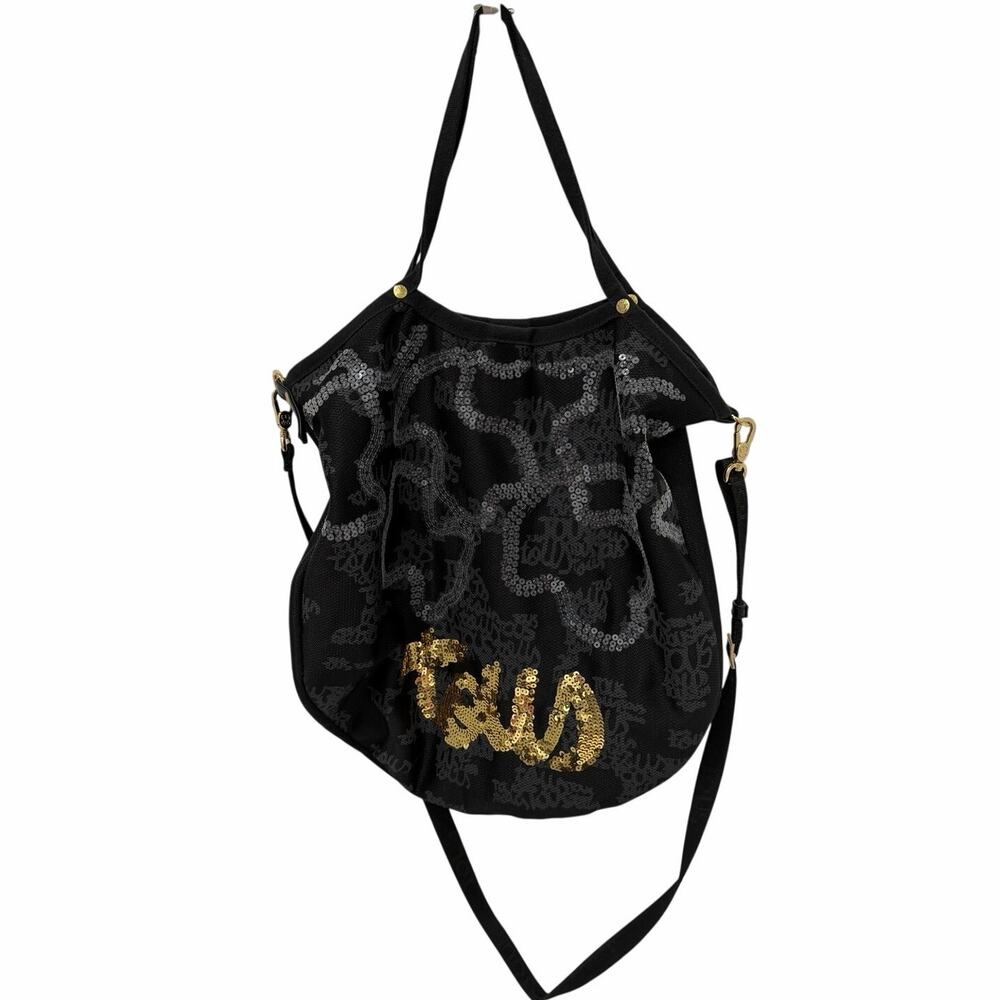 Tous black sequined handbag - Picture 2 of 6